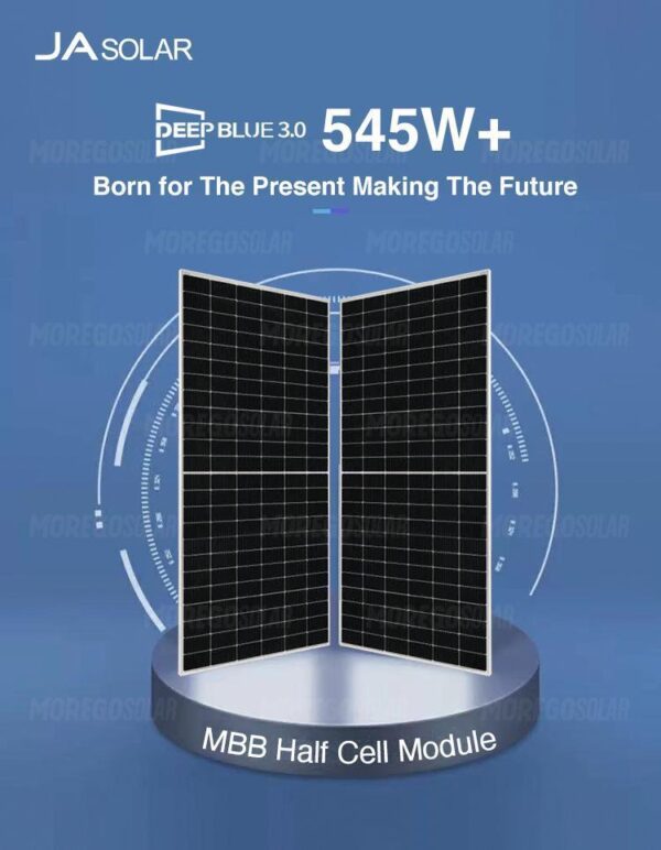 JA Solar Half Cell Module-540W-545W-550W-Mbb-Monocrystalline