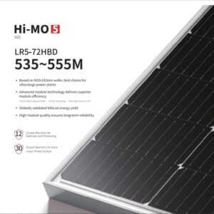 Hi-MO 5 LR5-72HPH 540-560M