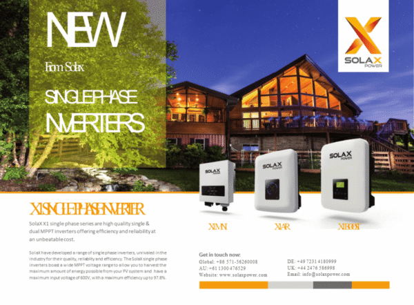 Solax Solar Inverter 3.0 KW Single Phase 1 MPPT - Image 4